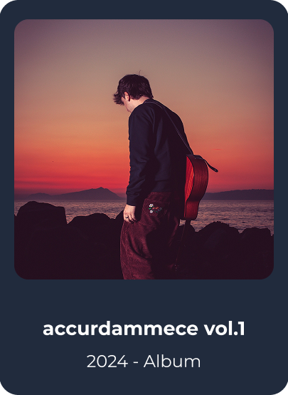 accurdammece vol.1 Album Gabriele Esposito